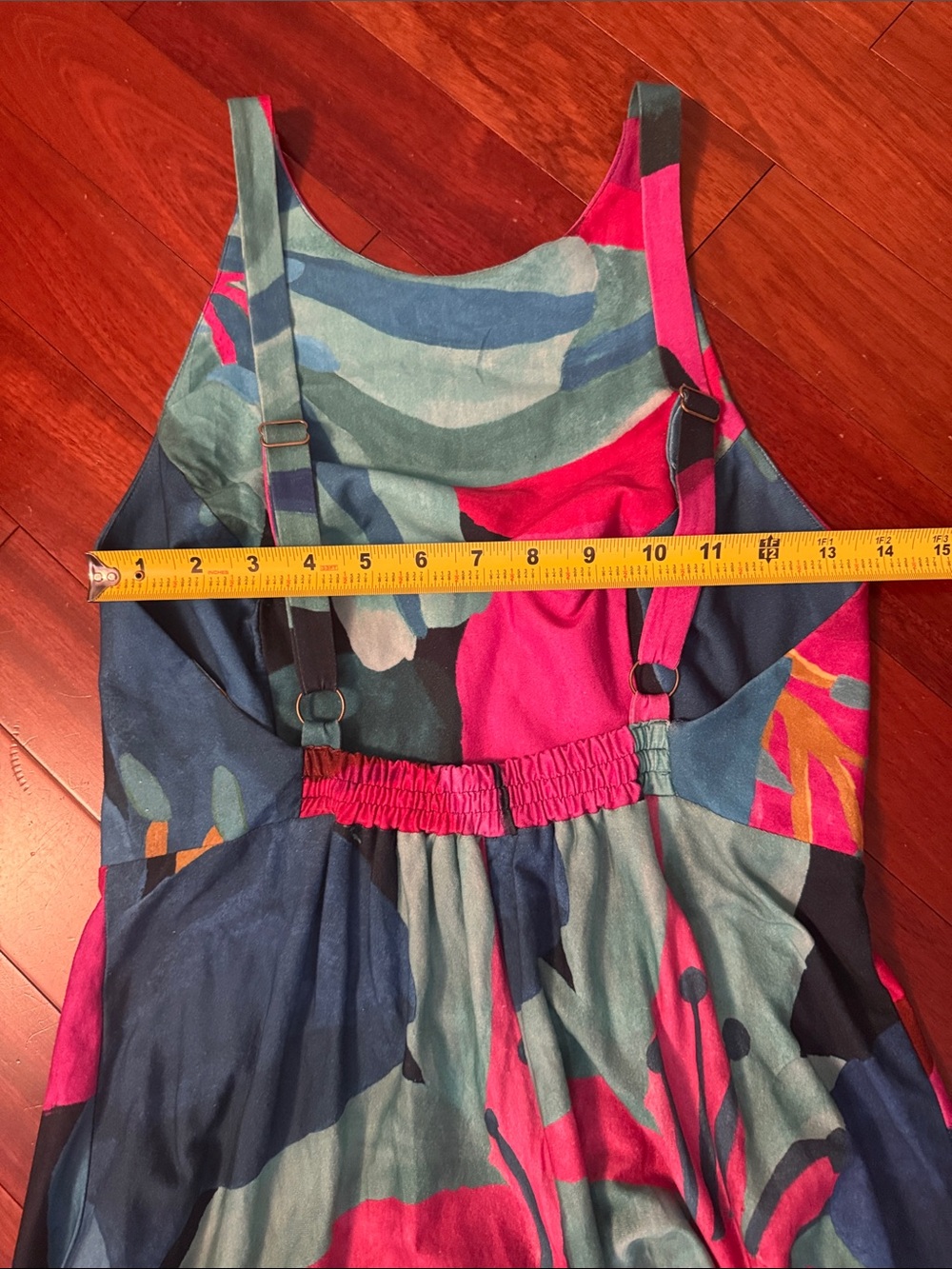 FARM Rio Colorful Festival Multicolor Abstract Floral Maxi Dress - Picture 6 of 7